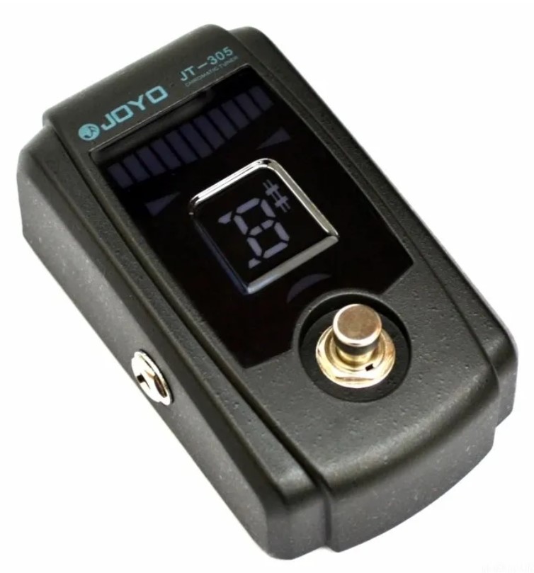 фото Напольный хроматический тюнер joyo jt-305 guitar pedal tuner, аналог korg pitchblack