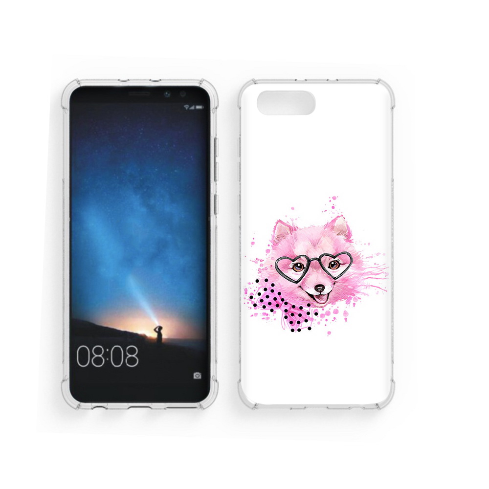 

Чехол MyPads Tocco для Honor V10 розовый волченок (PT98539.62.585), Прозрачный, Tocco