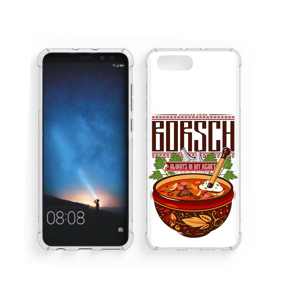 

Чехол MyPads Tocco для Honor V10 русский борщ (PT98539.62.589), Прозрачный, Tocco