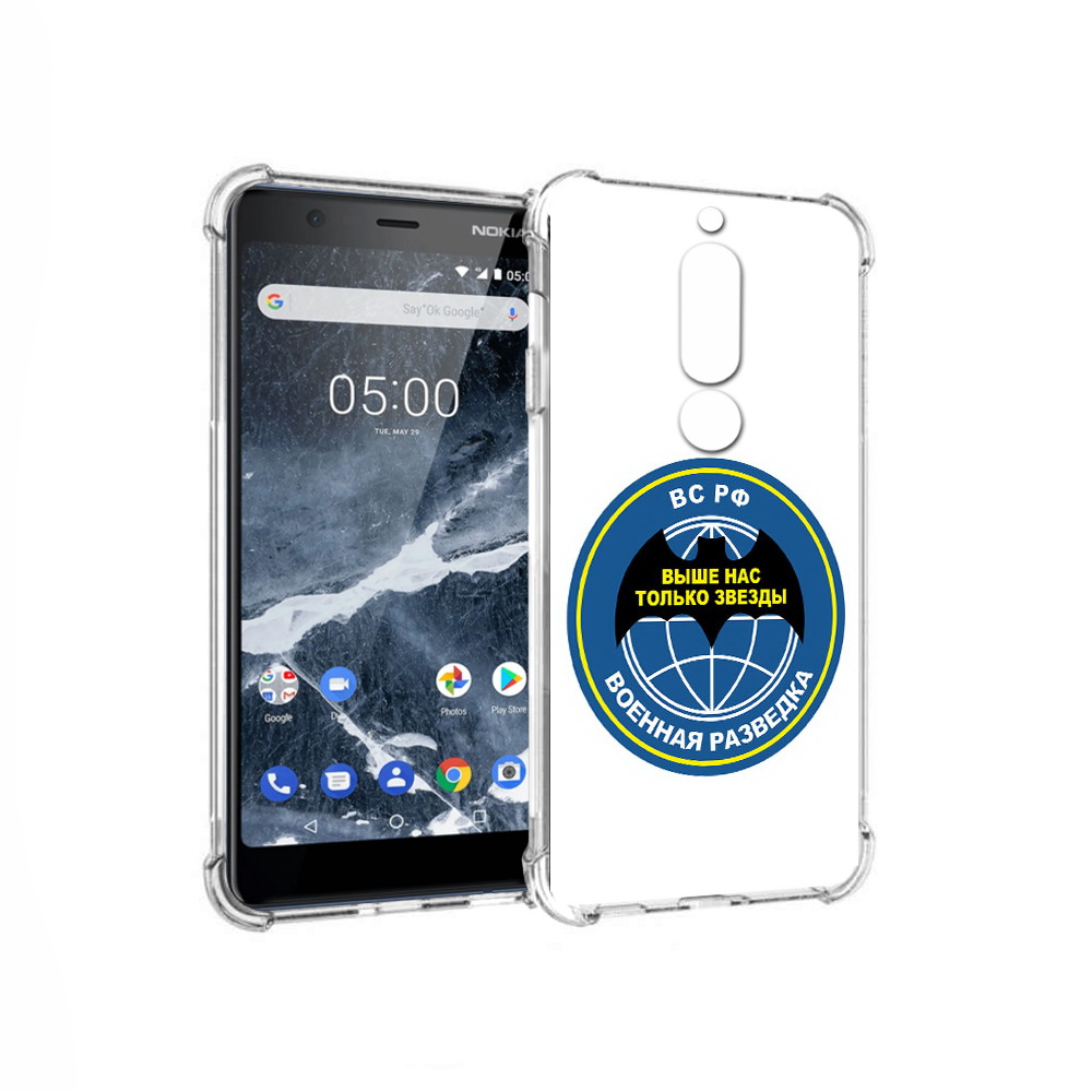 

Чехол MyPads Tocco для Nokia 5.1 разведка (PT114144.121.568), Прозрачный, Tocco