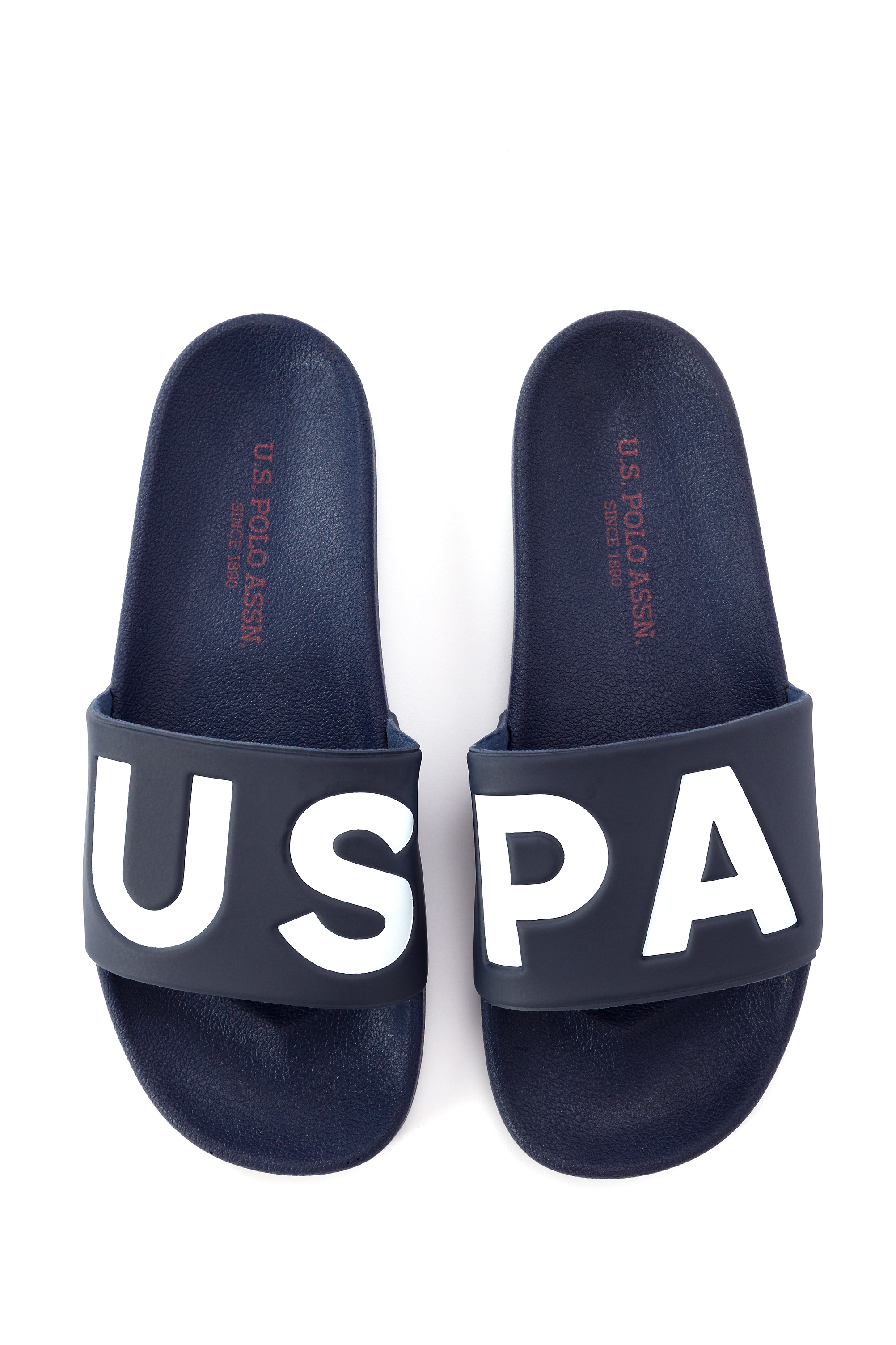 Сланцы мужские U.S. POLO Assn. S081SZ0330Y23MANDAL_VR синие 40 RU