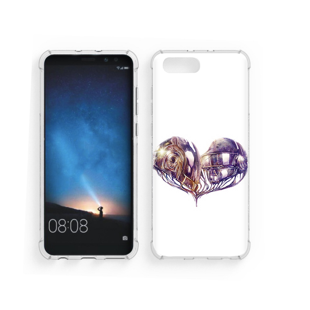 

Чехол MyPads Tocco для Honor V10 сердце абстракция (PT98539.62.596), Прозрачный, Tocco