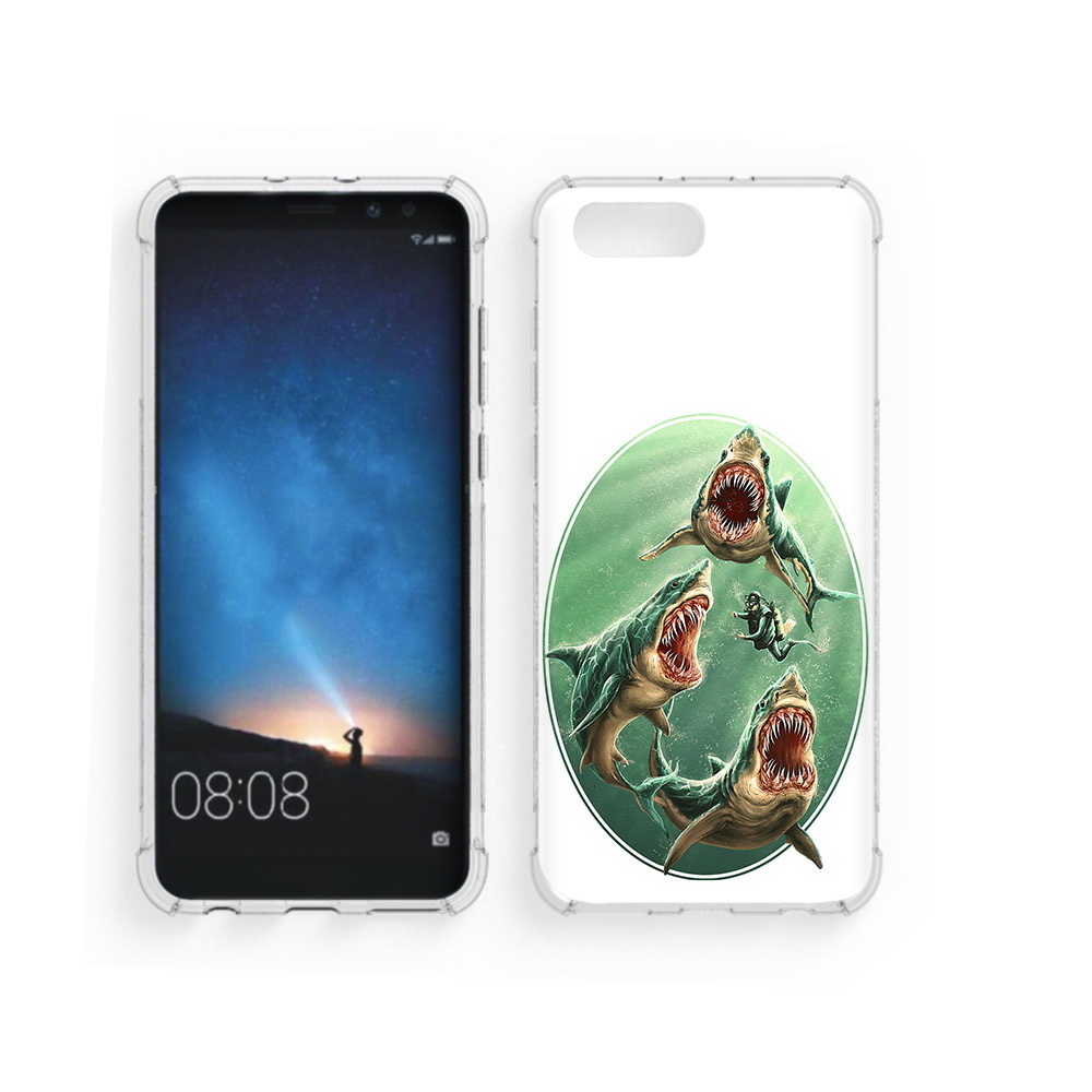 

Чехол MyPads Tocco для Honor V10 синяя бездна (PT98539.62.600), Прозрачный, Tocco