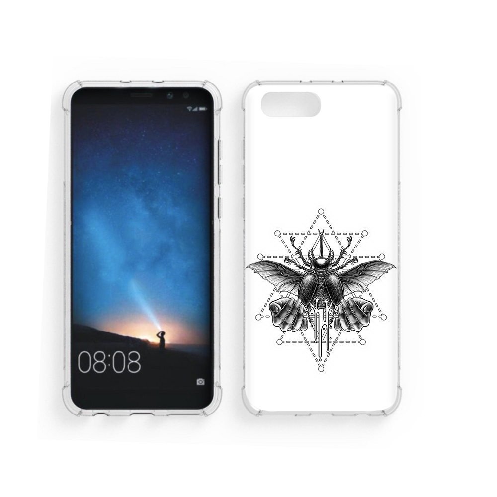

Чехол MyPads Tocco для Honor V10 скарабей (PT98539.62.601), Прозрачный, Tocco