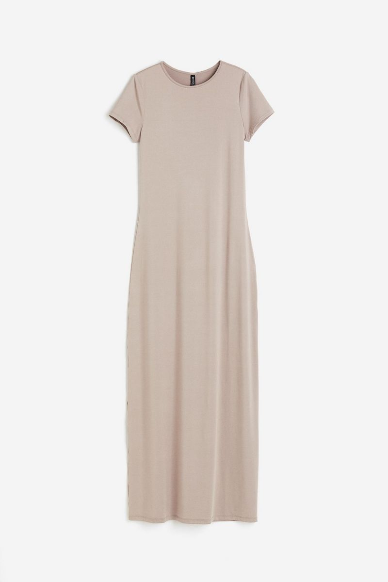 

Платье женское H&M 1208745 серое S, Серый, 1208745