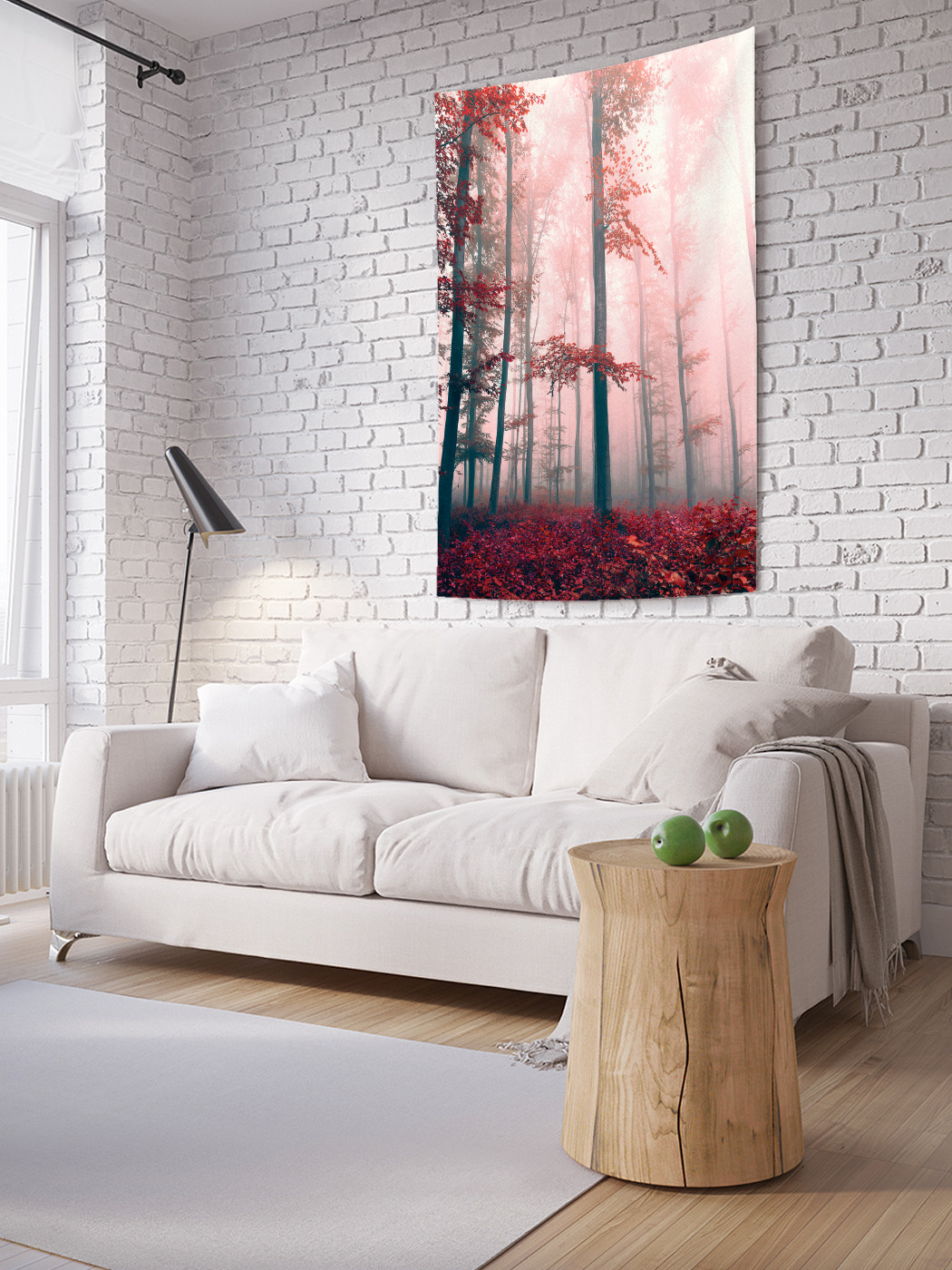 

Вертикальное фотопанно на стену JoyArty Призрачный лес 150x200 см, Призрачный лес