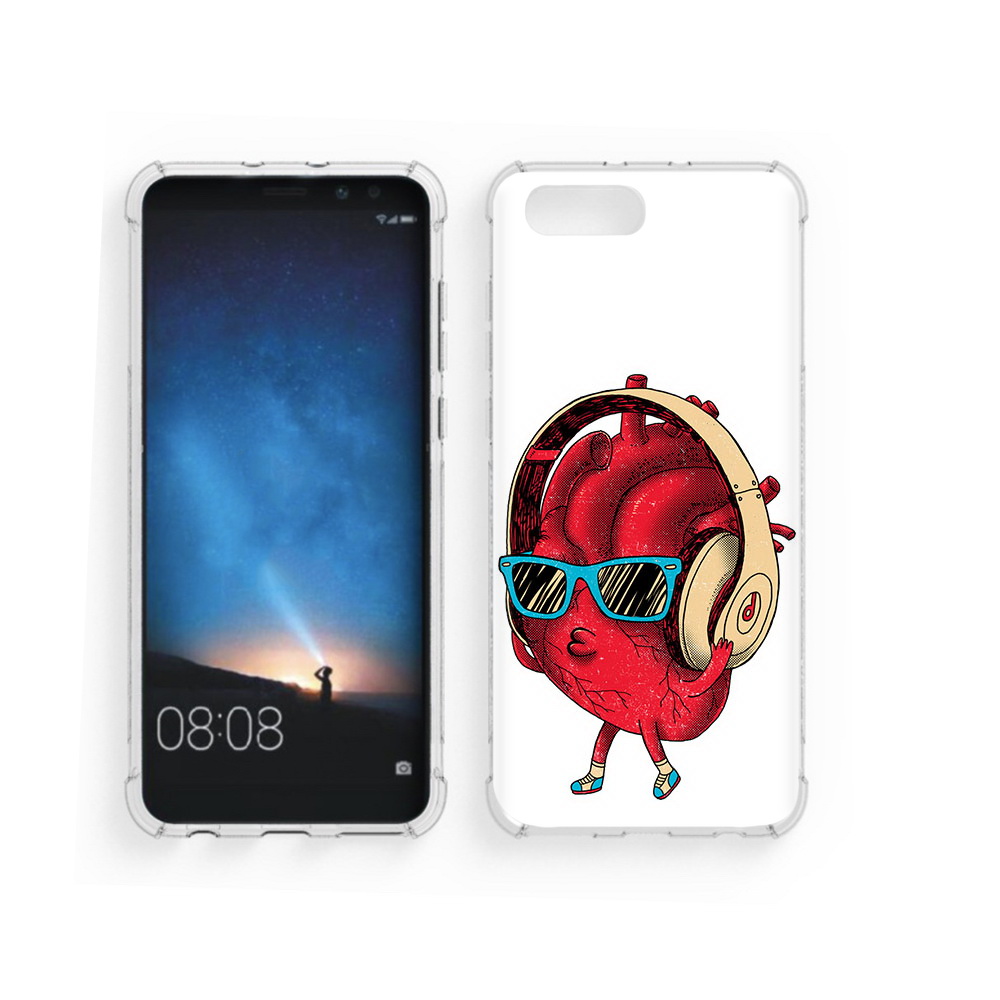 

Чехол MyPads Tocco для Honor V10 слушай сердце (PT98539.62.609), Прозрачный, Tocco