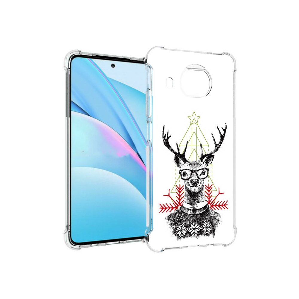 

Чехол MyPads Tocco для Xiaomi Mi 10T Lite умный олень (PT154732.269.652), Прозрачный, Tocco