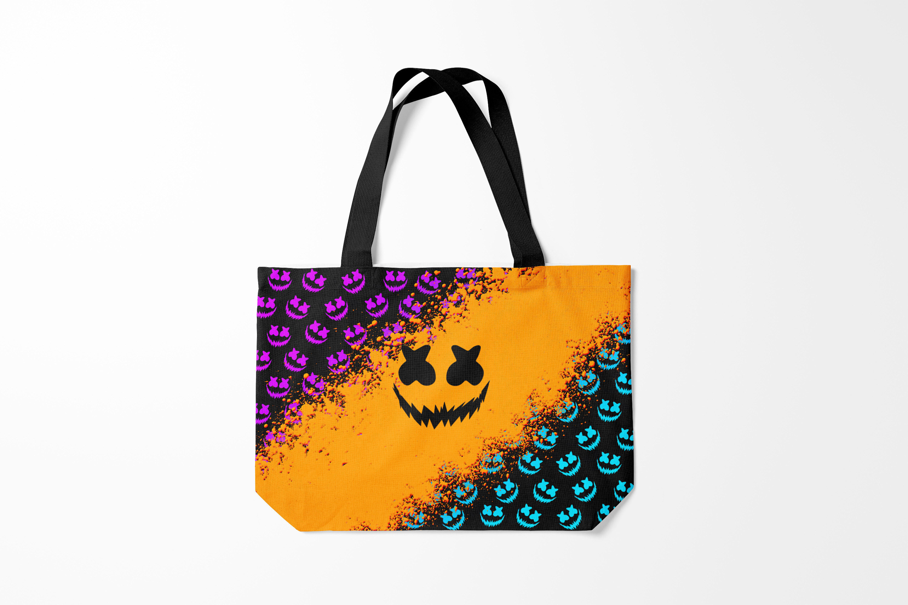 

Сумка шoппер унисекс Burnettie Marshmello HALLOWEEN МАРШМЕЛЛО ХЕЛЛОУИН, разноцветный, Marshmello HALLOWEEN МАРШМЕЛЛО ХЕЛЛОУИН