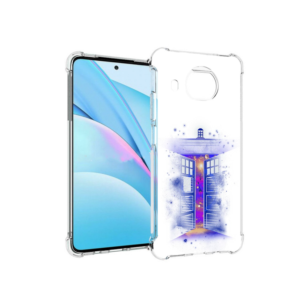 

Чехол MyPads Tocco для Xiaomi Mi 10T Lite фиолетовый уголок абстракция (PT154732.269.659), Прозрачный, Tocco