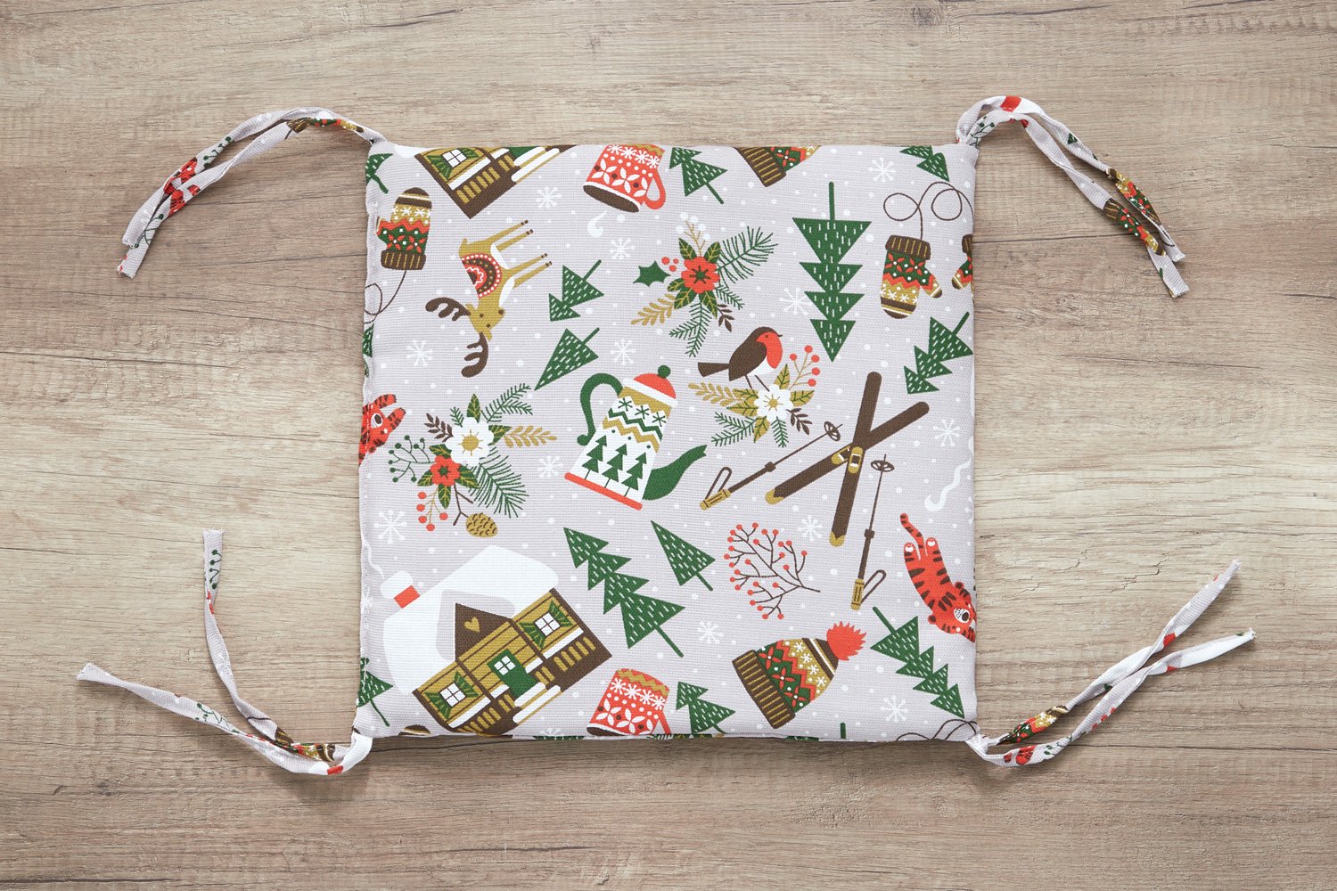 

Подушка-галета Linen Way Merry Christmas, Merry Christmas
