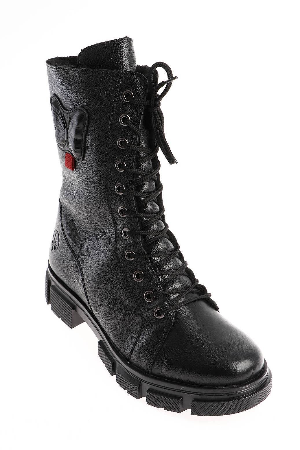 

Ботинки женские Rieker Y7112-00 черные 39 RU, Y7112-00
