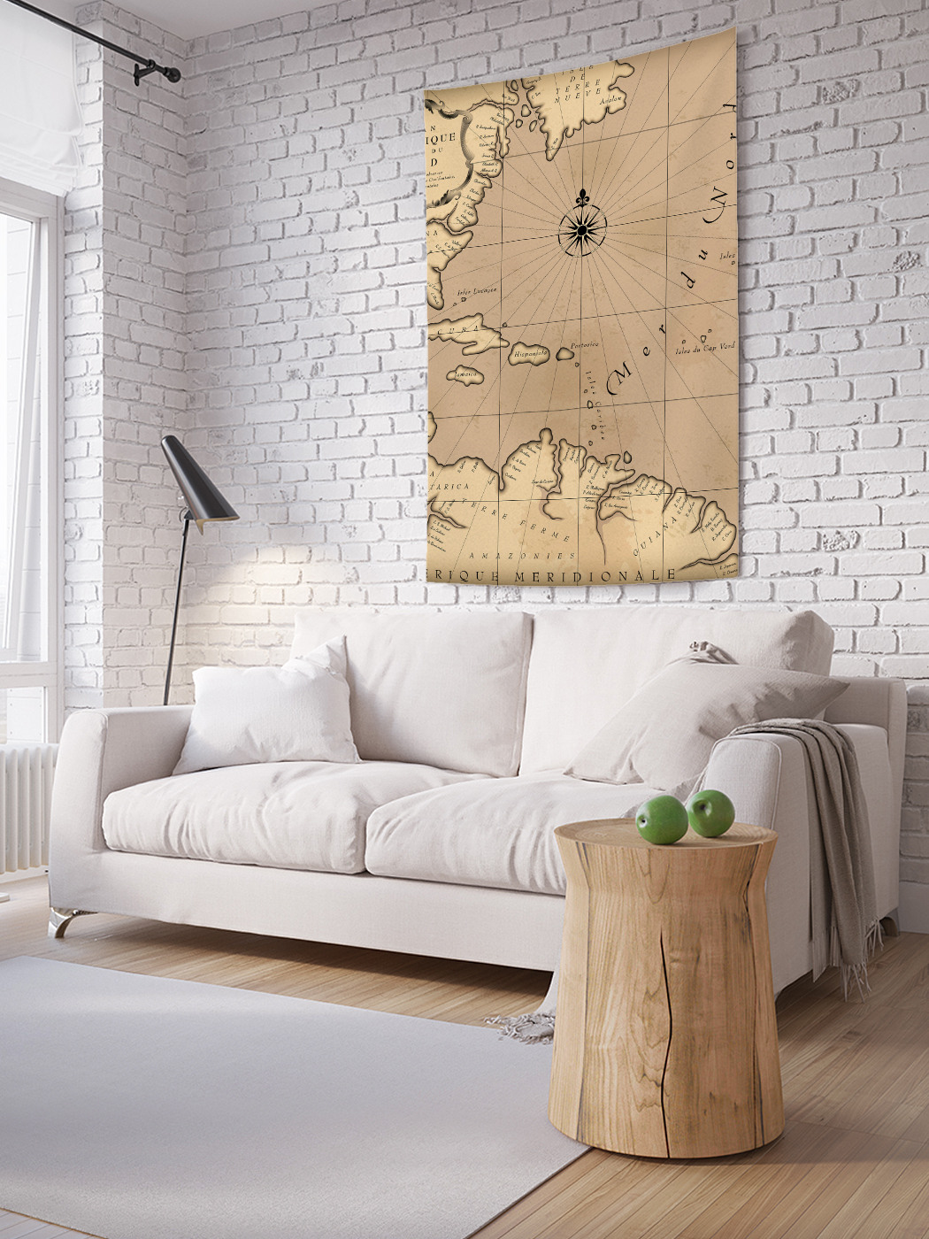 

Вертикальное фотопанно на стену JoyArty Знание карт 150x200 см, Знание карт