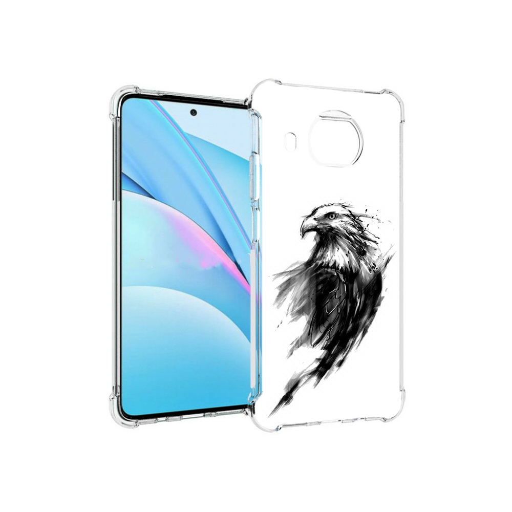 

Чехол MyPads Tocco для Xiaomi Mi 10T Lite чб птица (PT154732.269.670), Прозрачный, Tocco