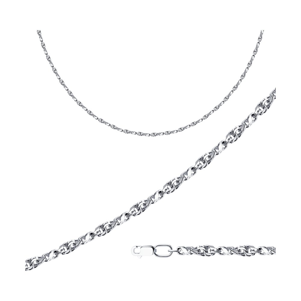 

Цепочка из серебра 45 см Yahont 107566, 107566