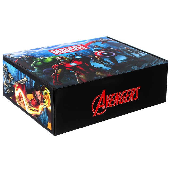 MARVEL Складная коробка с игрой 31,2х25,6х16,1 см, Мстители