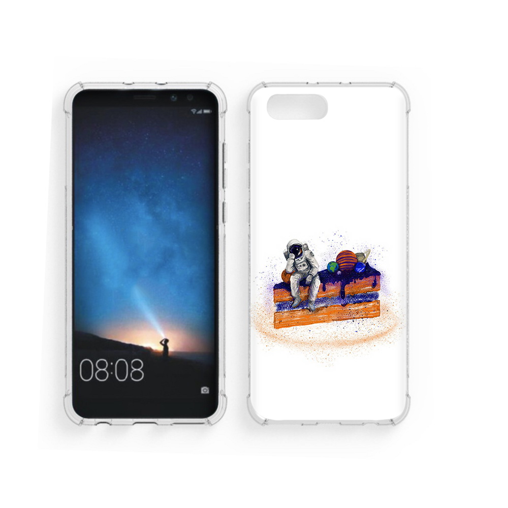 

Чехол MyPads Tocco для Honor V10 торт с планетами (PT98539.62.648), Прозрачный, Tocco