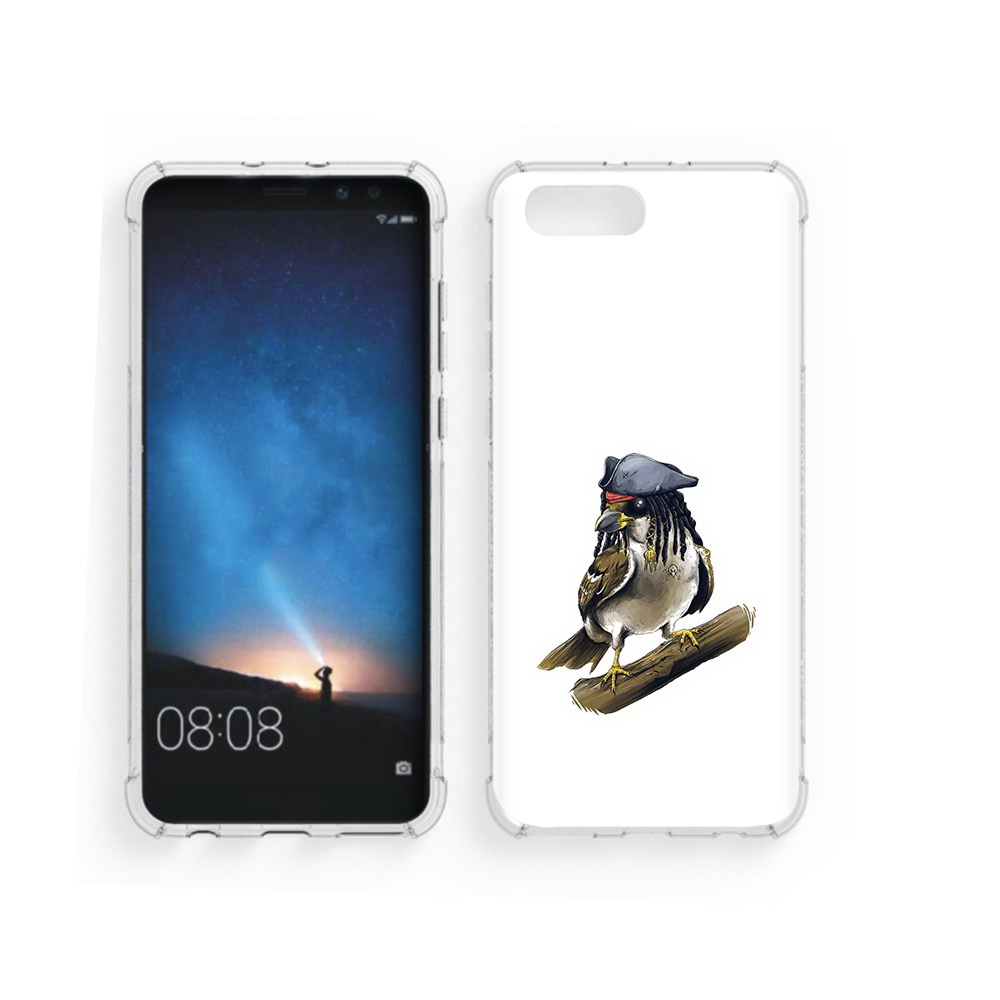 

Чехол MyPads Tocco для Honor V10 Джек воробей (PT98539.62.65), Прозрачный, Tocco