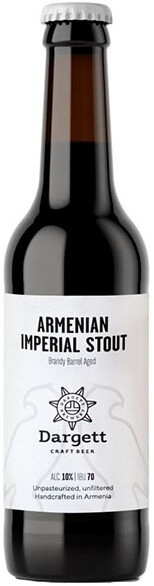 

Пиво Bitter River Dargett Armenian Imperial Stout 10% 0,33 л, Темное