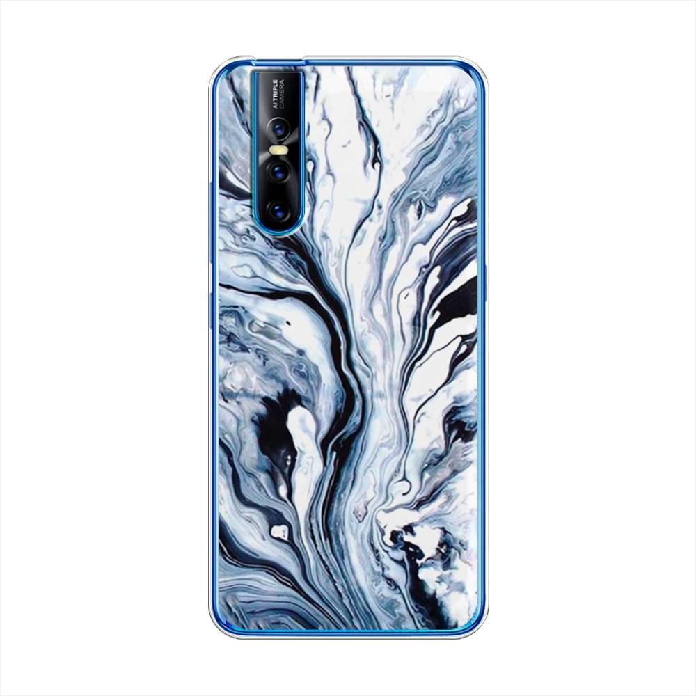 

Чехол Awog на Vivo V15 Pro "Голубой минерал мрамор", Разноцветный, 261150-3