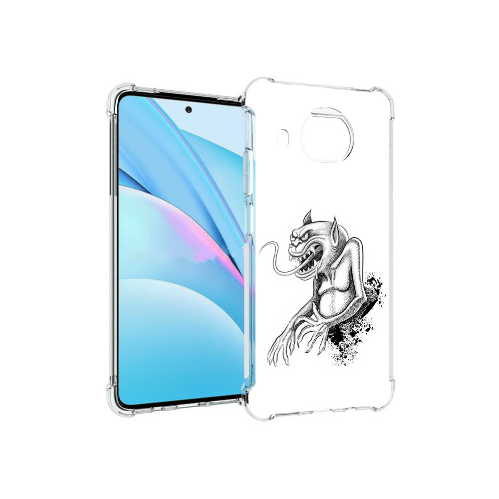 

Чехол MyPads Tocco для Xiaomi Mi 10T Lite чорт (PT154732.269.692), Прозрачный, Tocco