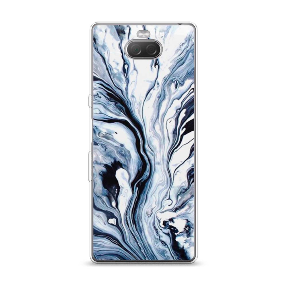 

Чехол Awog на Sony Xperia XA3 "Голубой минерал мрамор", Разноцветный, 53750-3
