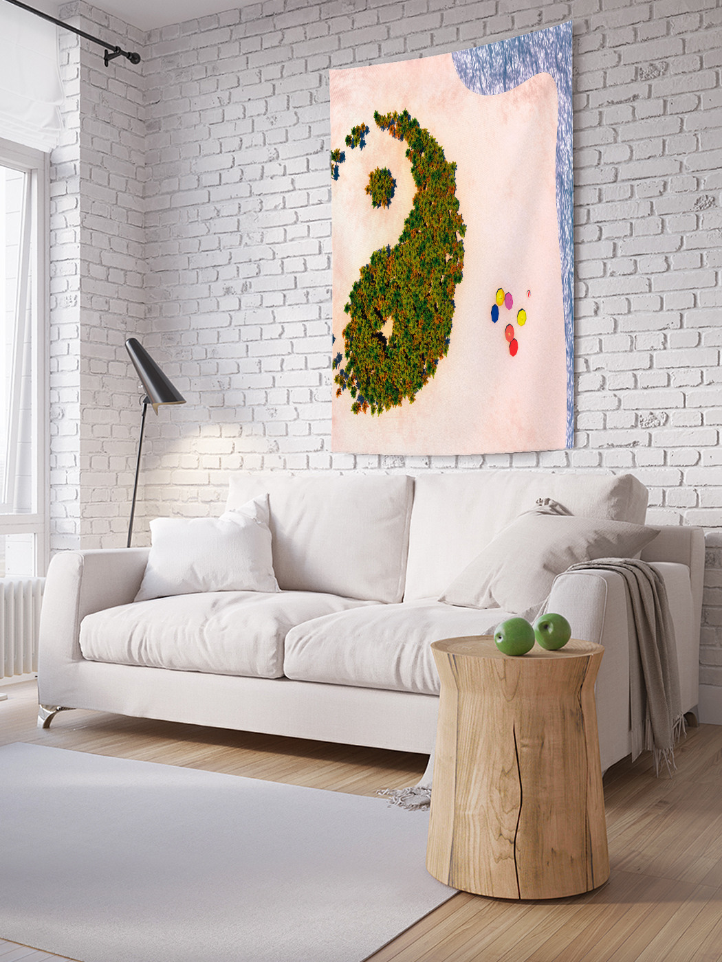 

Вертикальное фотопанно на стену JoyArty Инь-Ян 150x200 см, Инь-Ян