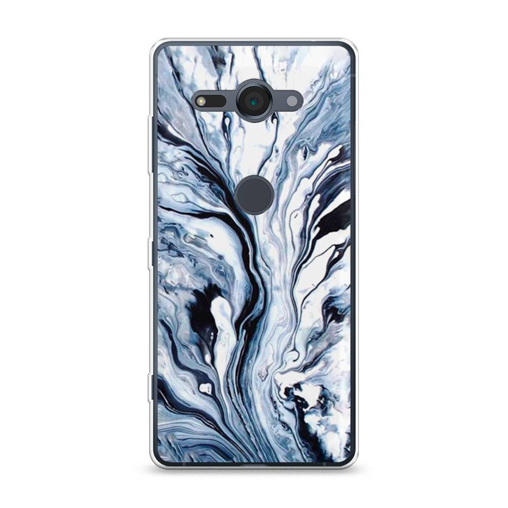 

Чехол Awog на Sony Xperia XZ2 compact "Голубой минерал мрамор", Разноцветный, 52950-3
