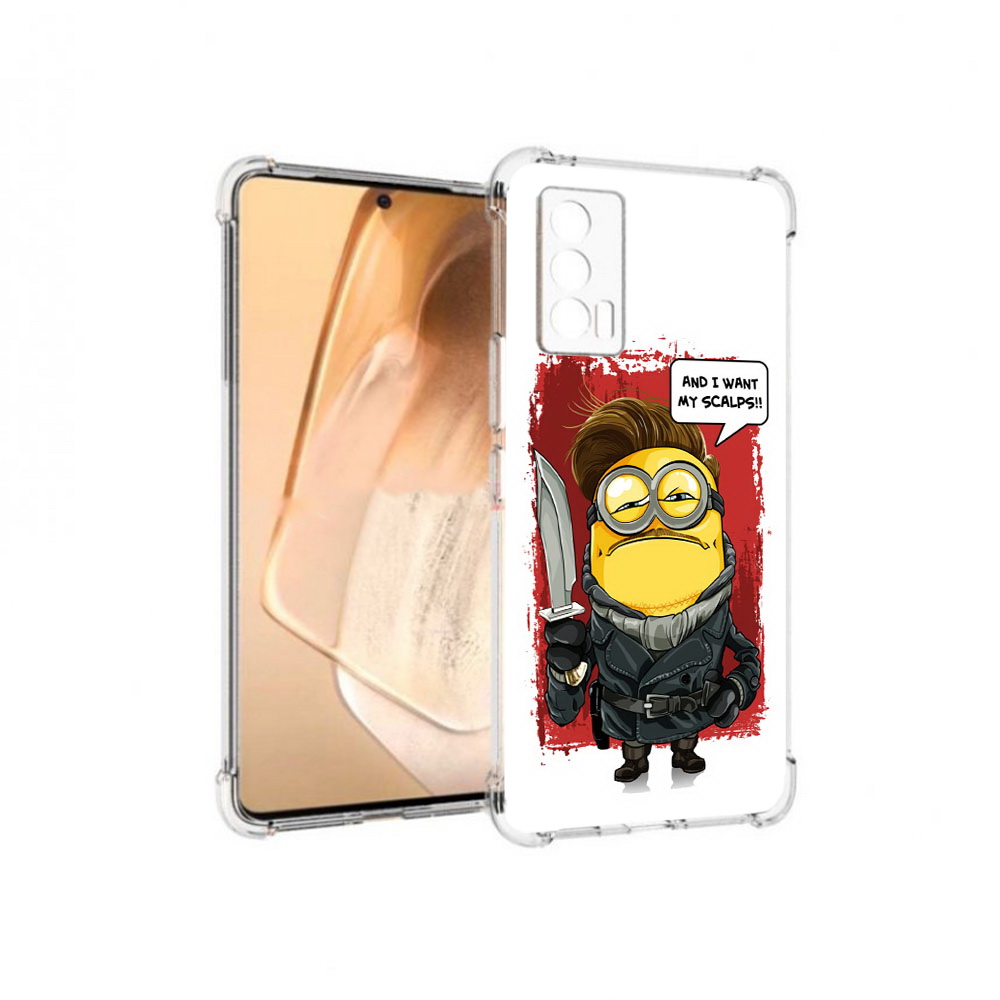

Чехол MyPads Tocco для Vivo iQOO Neo 5 миньон убийца (PT226960.398.477), Прозрачный, Tocco