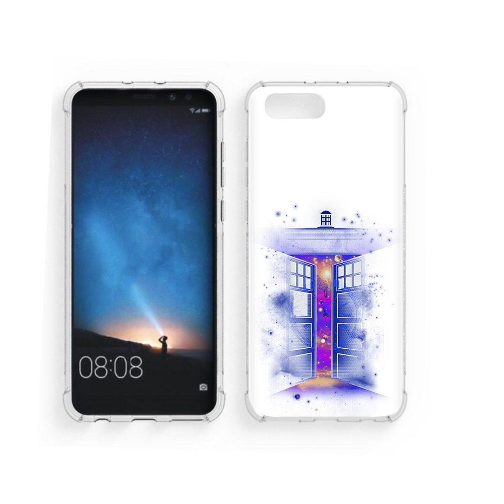 

Чехол MyPads Tocco для Honor V10 фиолетовый уголок абстракция (PT98539.62.659), Прозрачный, Tocco