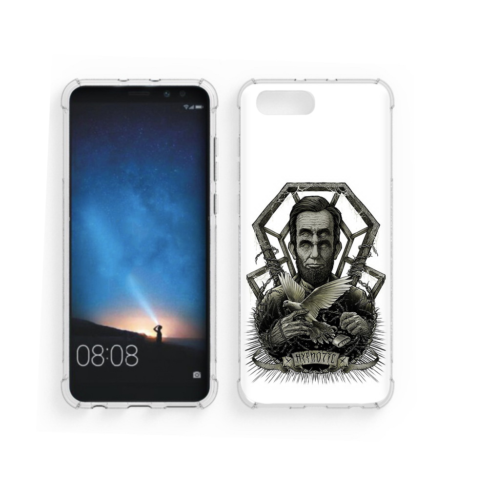 

Чехол MyPads Tocco для Honor V10 франклин абстракция (PT98539.62.662), Прозрачный, Tocco