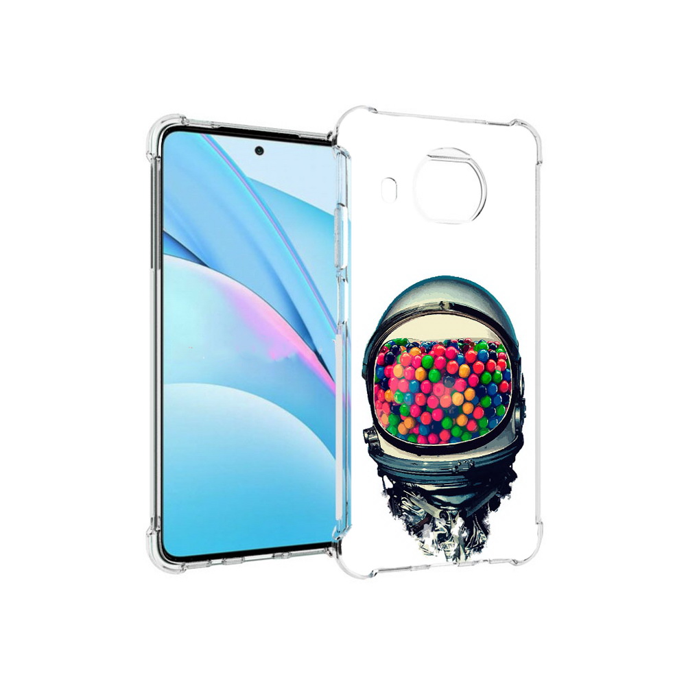 

Чехол MyPads Tocco для Xiaomi Mi 10T Lite шлем космонавта (PT154732.269.700), Прозрачный, Tocco