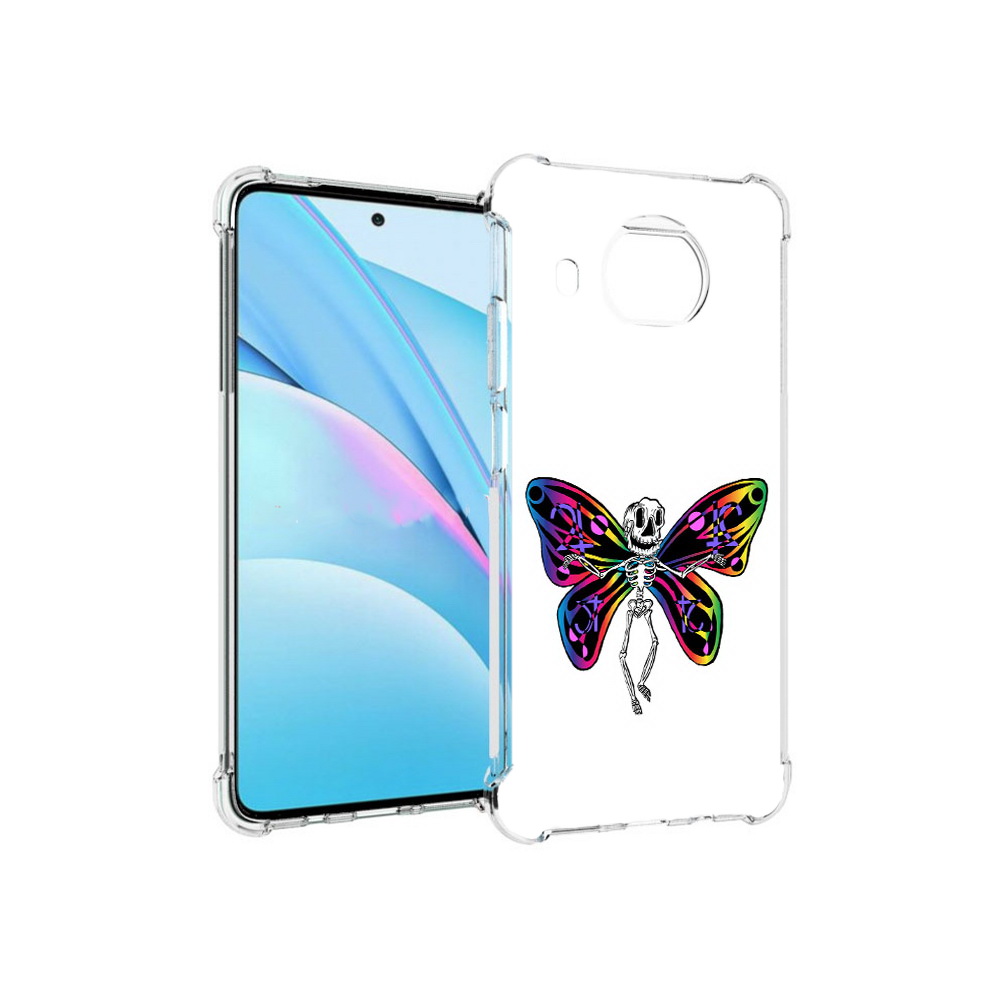 

Чехол MyPads Tocco для Xiaomi Mi 10T Lite эффект бабочки (PT154732.269.701), Прозрачный, Tocco
