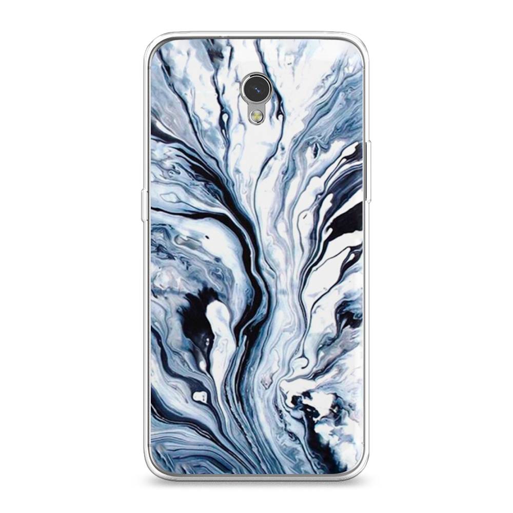 

Чехол Awog на ZTE Blade V7 / ЗТЕ Блэйд V7 "Голубой минерал мрамор", Разноцветный, 131150-3