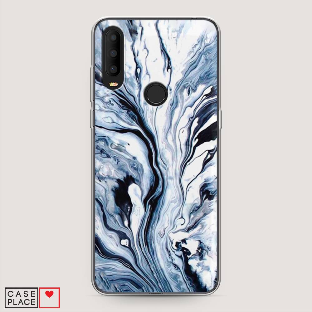 

Чехол Awog на Alcatel 3X 5048Y (2019) / Алкатель 3X 5048Y (2019) "Голубой минерал мрамор", Разноцветный, 170750-3