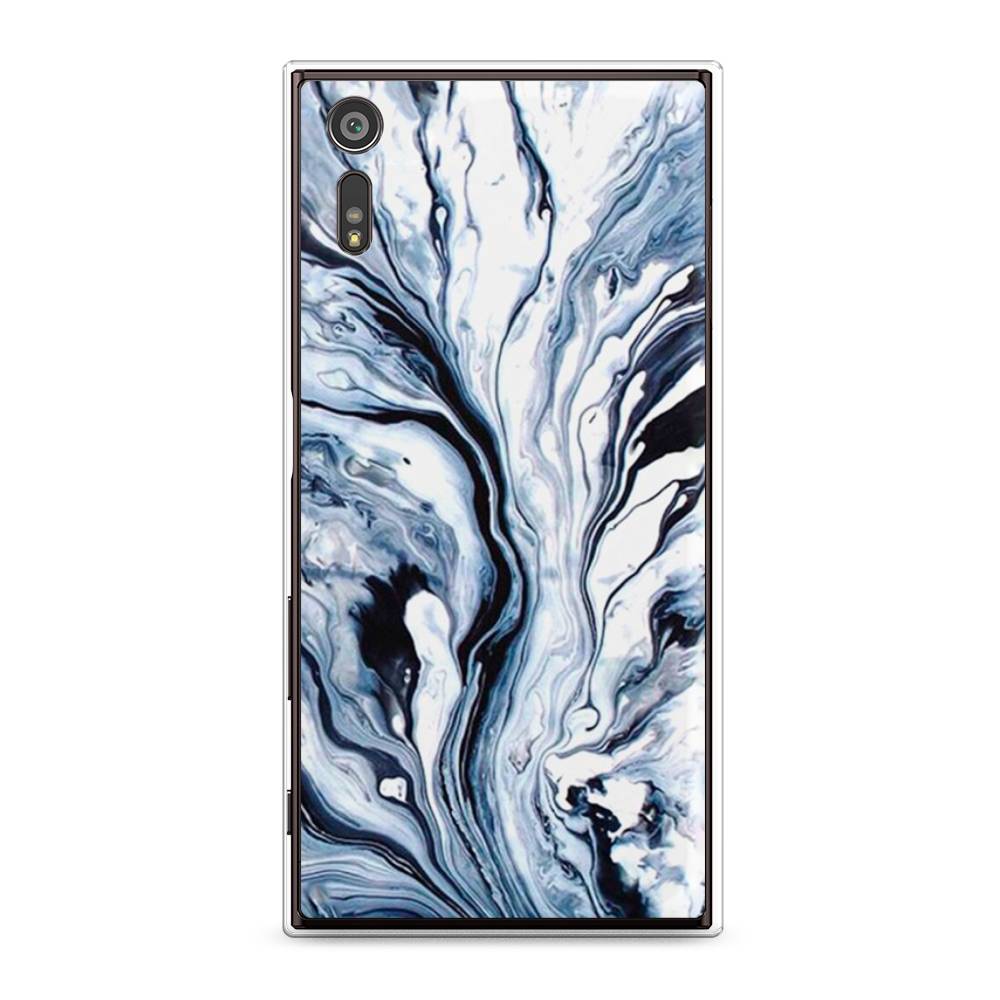 

Чехол Awog на Sony Xperia XZ "Голубой минерал мрамор", Разноцветный, 51450-3