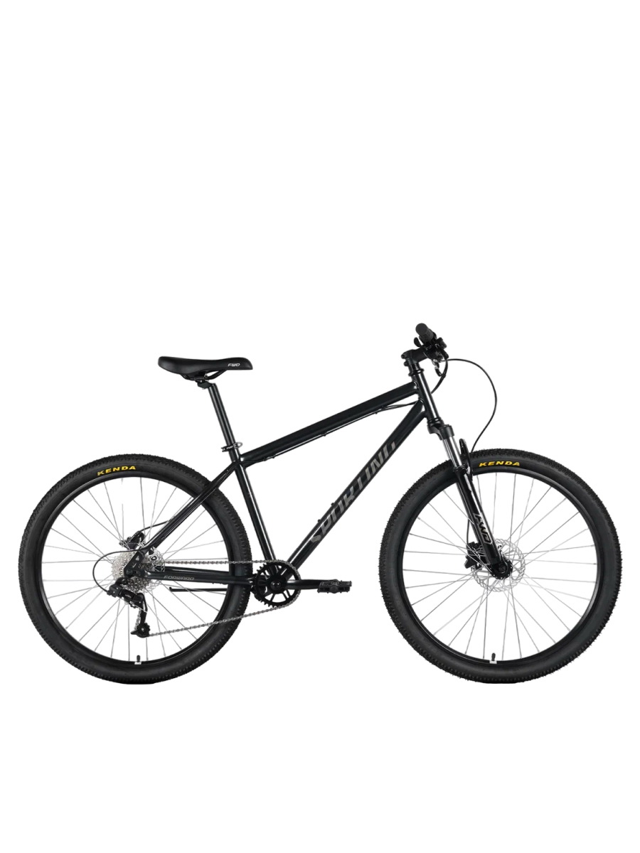 Велосипед 27,5" Forward Sporting 27,5 3.2 HD 2023 года рама 19" черный темно-серый