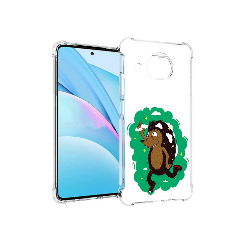 

Чехол MyPads Tocco для Xiaomi Mi 10T Lite Ежик в облаках (PT154732.269.77), Прозрачный, Tocco