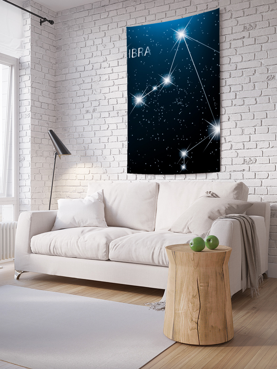 

Вертикальное фотопанно на стену JoyArty Созвездие весов 150x200 см, Созвездие весов