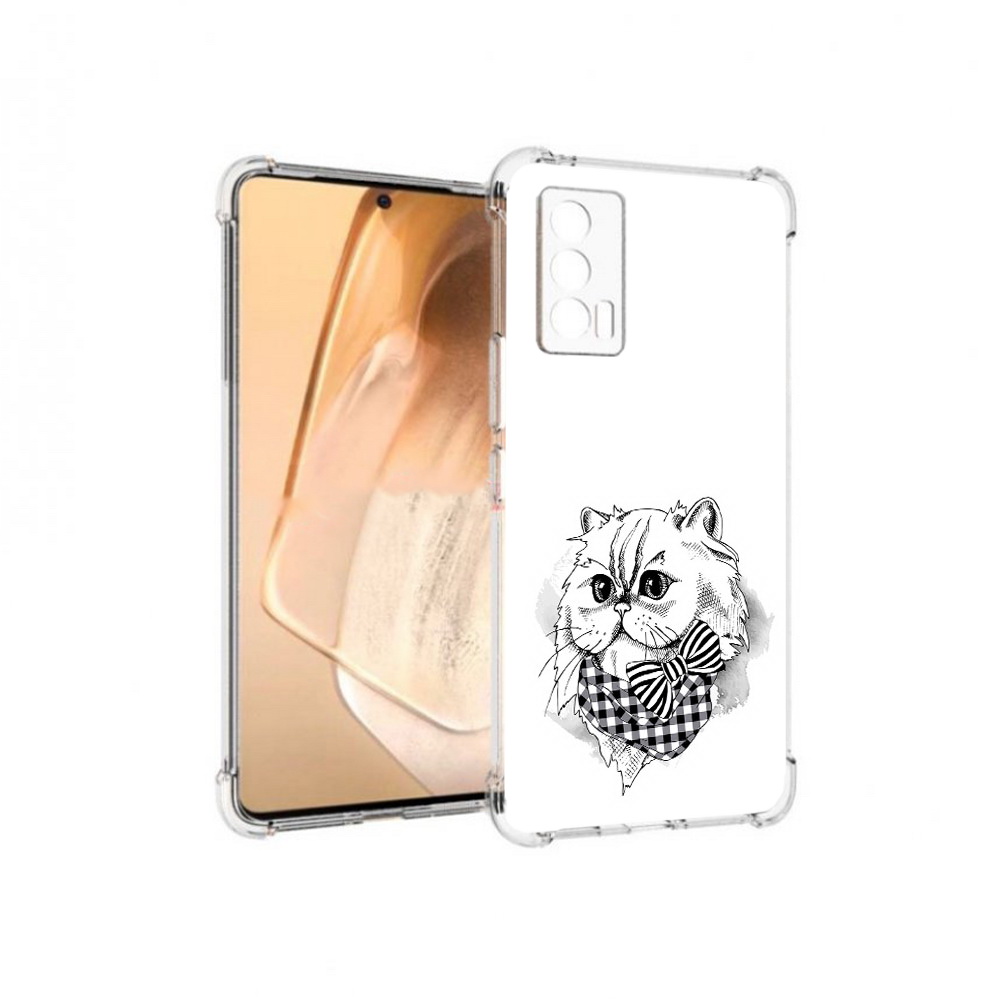 

Чехол MyPads Tocco для Vivo iQOO Neo 5 нарисованная красивая кошечка (PT226960.398.503), Прозрачный, Tocco