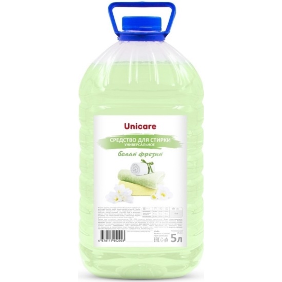Жидкое средство для стирки UNICARE универсальное 5 л