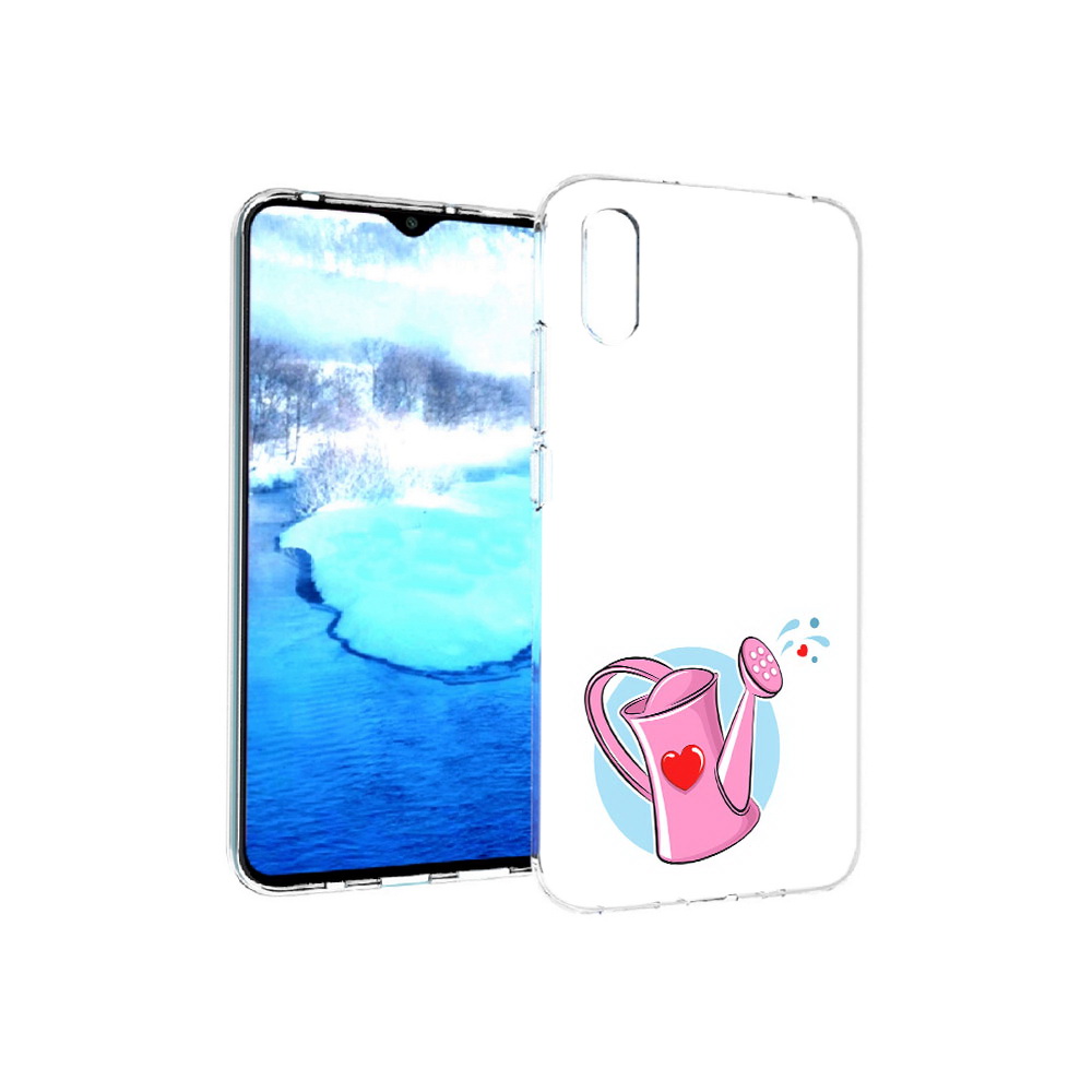 

Чехол MyPads Tocco для Xiaomi Redmi 9A Лейка любви 14 февраля (PT151022.270.103), Прозрачный, Tocco
