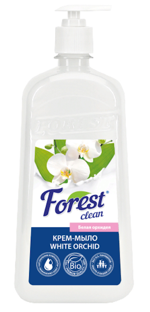 Мыло жидкое FOREST CLEAN Белая орхидея 1 л