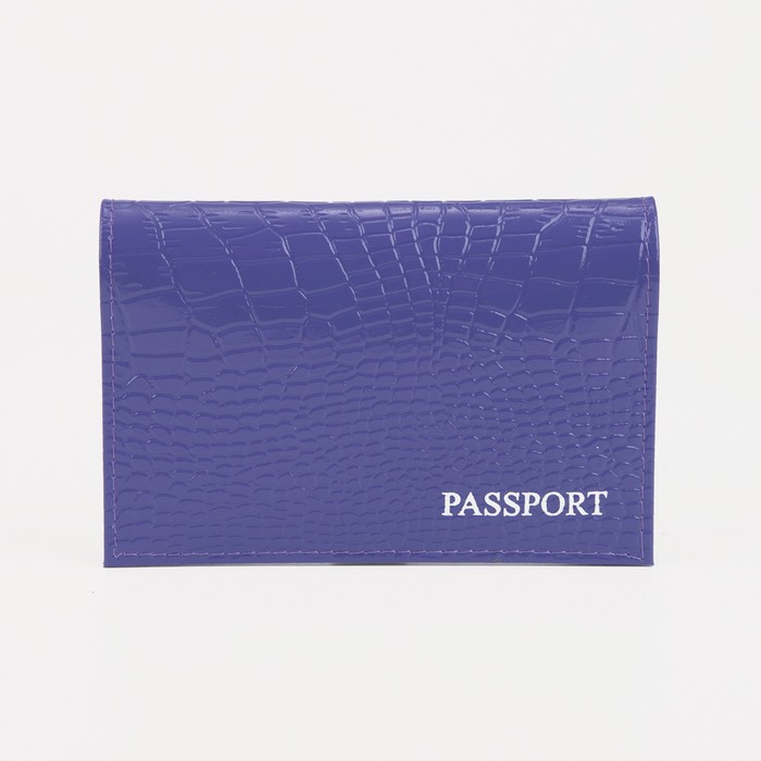 Обложка для паспорта женская Sima-land 1628243 фиолетовая
