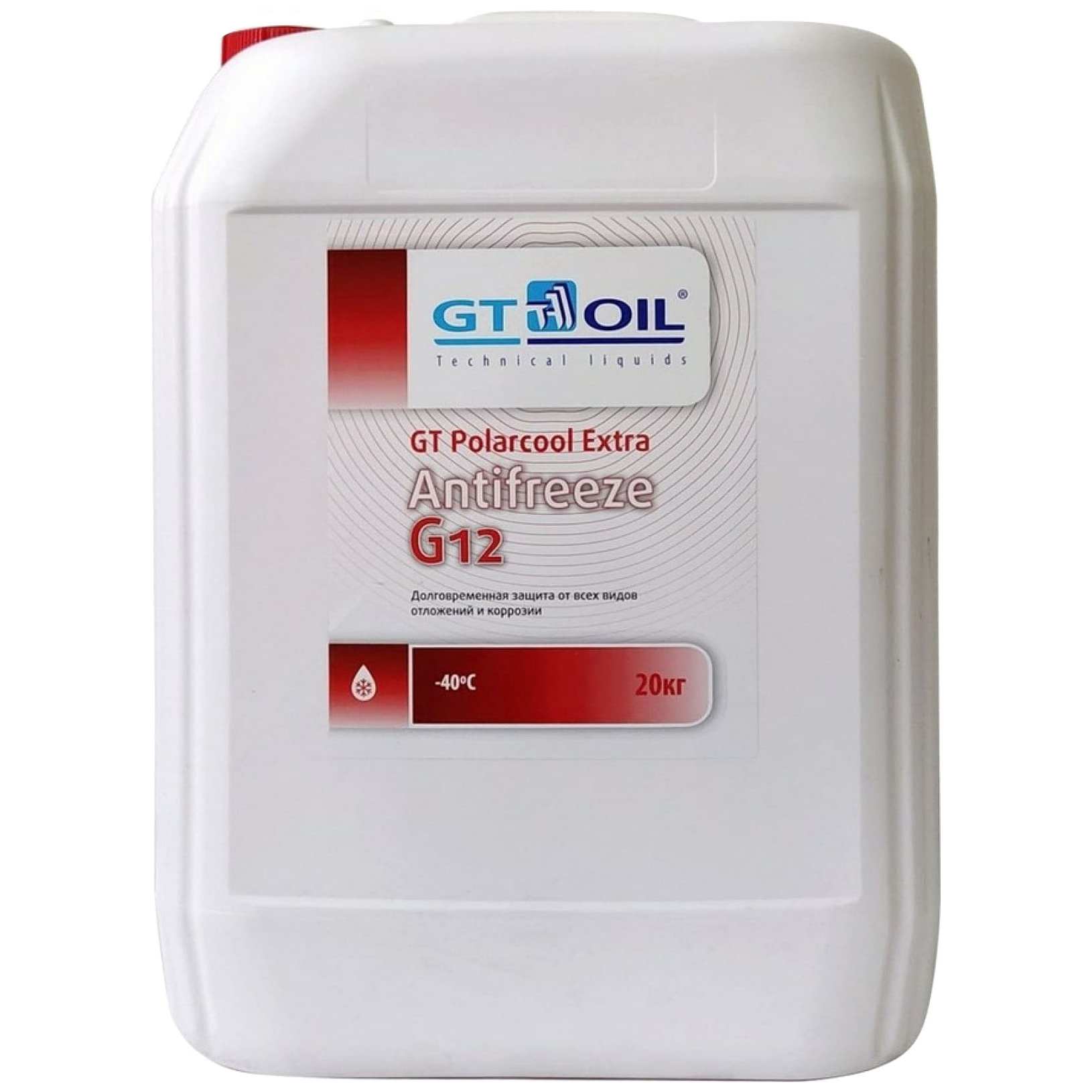 

Антифриз GT OIL 4634444008740 Polarcool Extra, G12, красный