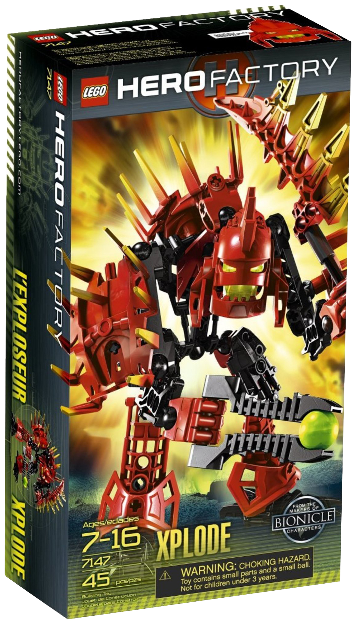 

Конструктор LEGO Hero Factory 7147 Эксплод