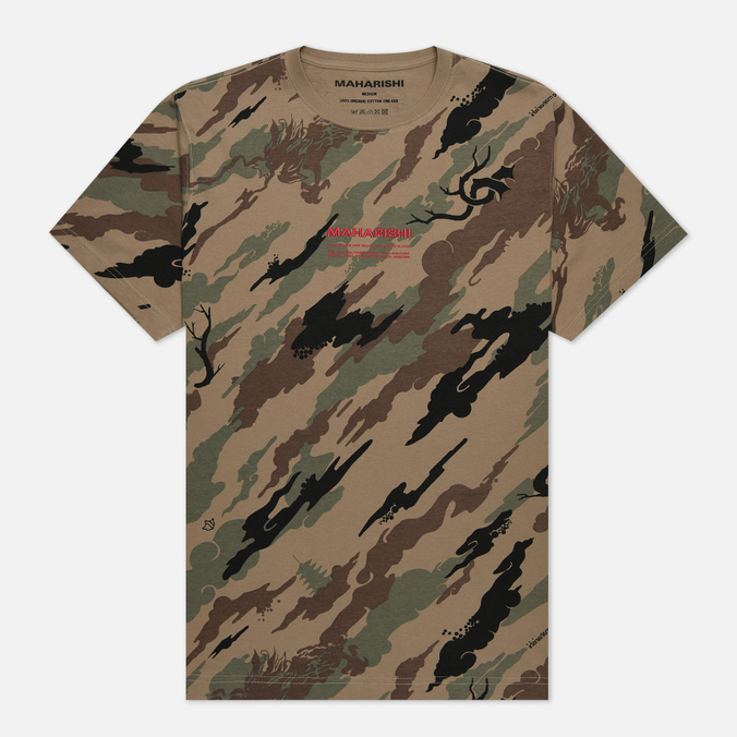 

Мужская футболка maharishi Miltype Camo камуфляжный, Размер XL, Miltype Camo