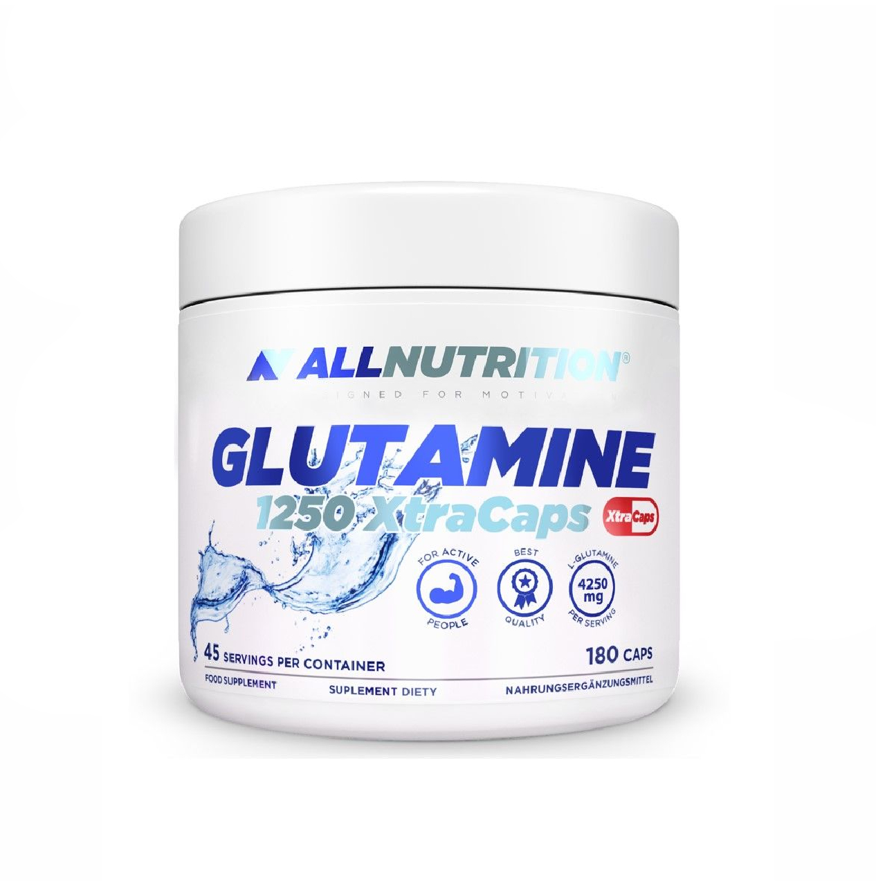 Глютамин ALLNUTRITION GLUTAMINE 1250 XTRACAPS 180 капсул