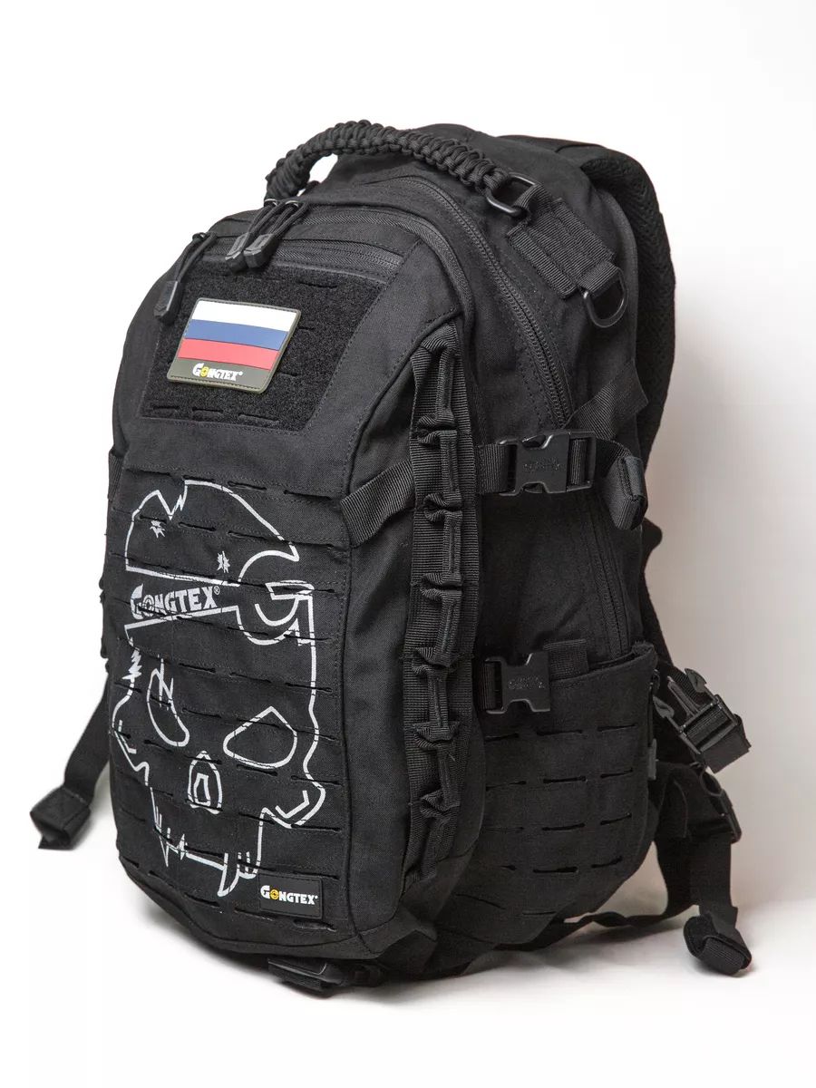 

Тактический рюкзак Шторм mission skull 30 литров, Черный, Misson Skull