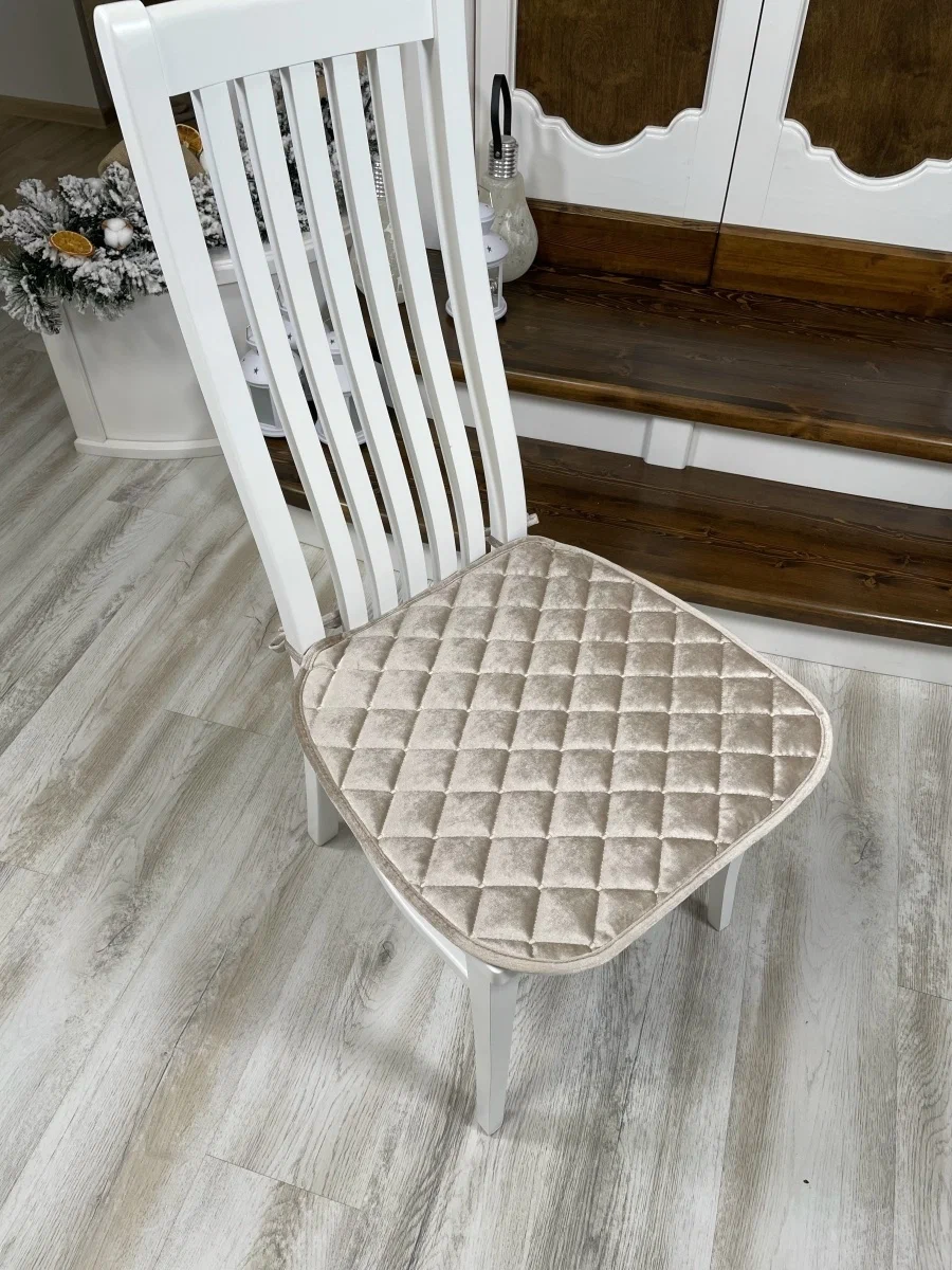 

Подушка на стул MFLOWER бейка бежевая., Бежевый, бейка